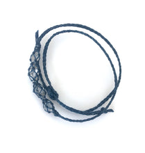 4x small herkimer quartz wrap bracelet