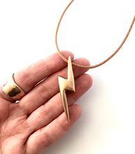large lightning bolt - charm