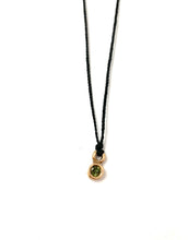 14k gold montana sapphire charm