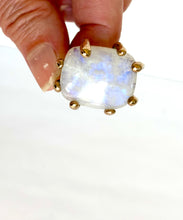 Large moonstone ring