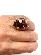Vesuvianite bronze ring