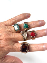 Topaz Point bronze ring