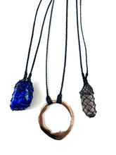 Smoky Quartz netted necklace