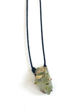 Dream Quartz set in bronze necklace