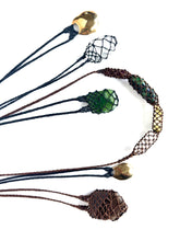 Brown/green Lucky charm necklace