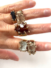 Champagne Topaz bronze ring