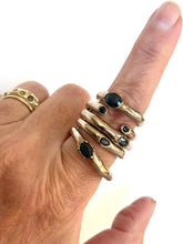 Selection of thin rings w/sapphire