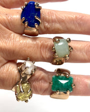 Dual Ring :: Pearl + Apatite