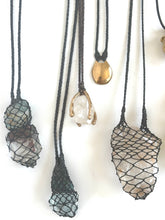 Elestial Quartz caged in Bronze necklace