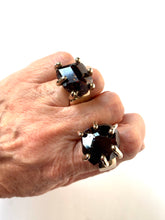 Large Natural Garnet Ring