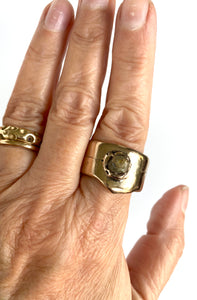 Large Montana Sapphire ring