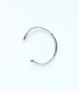 metals :: sterling silver bracelet - thin