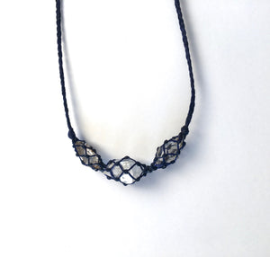 3x herkimer diamond necklace