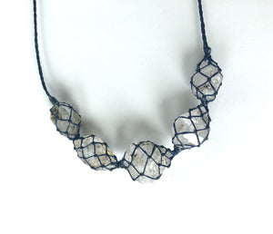large 5x herkimer diamond necklace